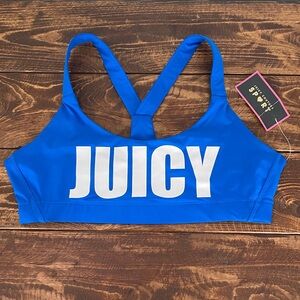 Juicy Couture Bold Blue Sports Bra